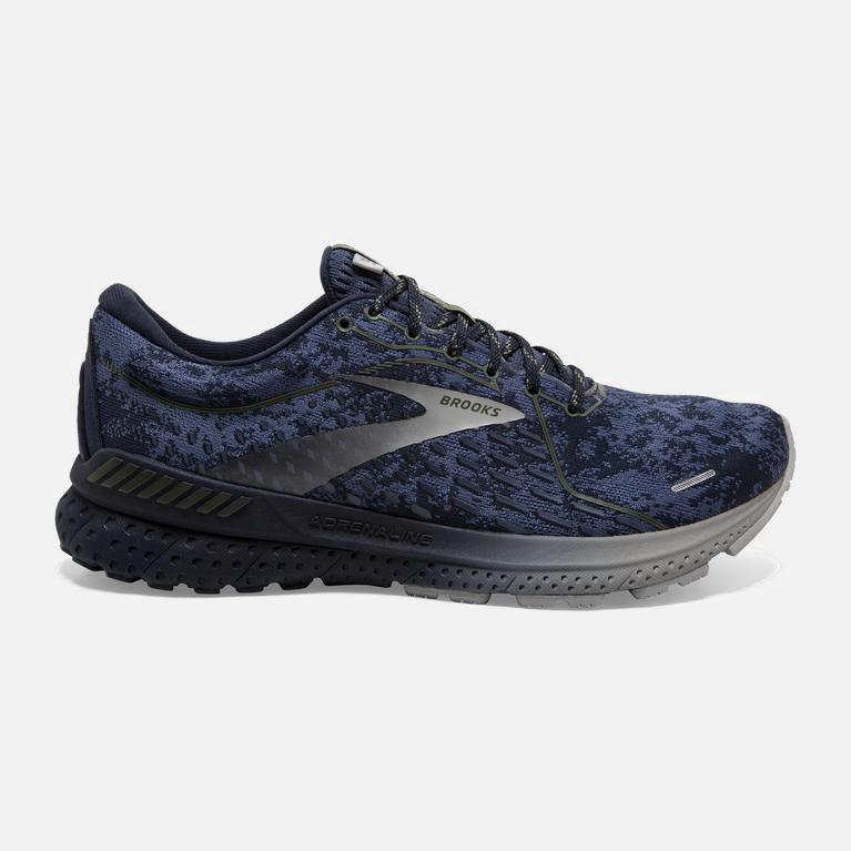 Brooks Adrenaline Gts 21 Israel - Men's Road Running Shoes - Oceana/Navy/Alloy (42851-LPHT)